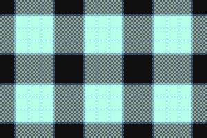 Plaid background, check seamless pattern in blue. Vector fabric texture for textile print, wrapping paper, gift card or wallpaper.