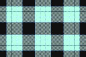 Plaid background, check seamless pattern in blue. Vector fabric texture for textile print, wrapping paper, gift card or wallpaper.