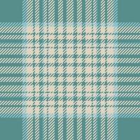 Plaid check pattern in green color. Seamless fabric texture. Tartan textile print. vector