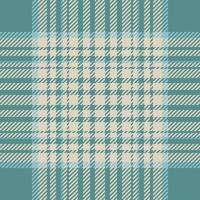 Plaid check pattern in green color. Seamless fabric texture. Tartan textile print. vector