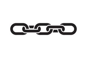 Chain link icon. Connection sign vector illustration. Linked interface design.