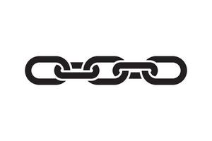 Chain link icon. Connection sign vector illustration. Linked interface design.