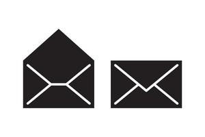 Mail icon vector sign. Letter envelope symbol. Message send to address illustration.