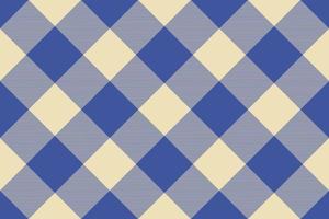 Tartan plaid background, diagonal check seamless pattern. Vector fabric texture for textile print, wrapping paper, gift card, wallpaper.
