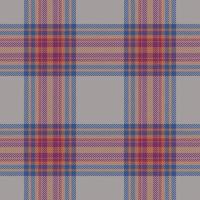 Plaid seamless pattern. Check fabric texture. Vector textile print.