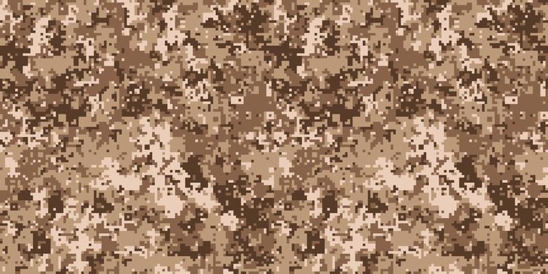 Pixel camouflage for a soldier army uniform. Modern camo fabric design. Digital military vector background.