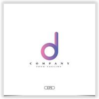 letter d logo premium elegant template vector eps 10