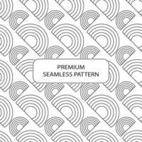 half circle seamless pattern abstract premium vector design