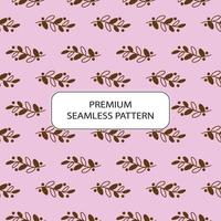 floral seamless pattern abstract premium vector design