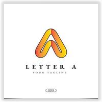 letter a logo premium elegant template vector eps 10