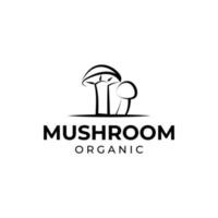 Illustration of abstract mushroom logo vector design