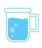 water mug icon vector