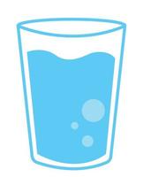 water glass icon vector