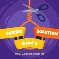 World Suicide Prevention Day vector