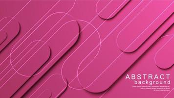 Modern 3d shapes background with diagonal style vector