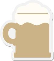 pint of ale sticker vector