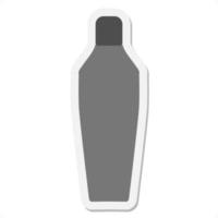 cocktail shaker sticker vector
