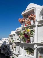 CASARES, ANDALUCIA. SPAIN - MAY 5. View of the cemetery in Casares Spain on May 5, 2014 photo