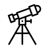 diseño de icono de telescopio vector