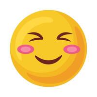 classic emoji smiling vector