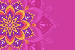 fondo de rangoli para el festival de diwali vector