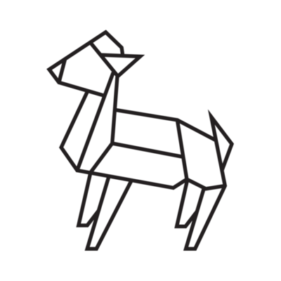 Free mouse deer origami illustration design. line art geometric for icon,  logo, design element, etc 11124554 PNG with Transparent Background
