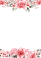 flor de cerejeira em aquarela png