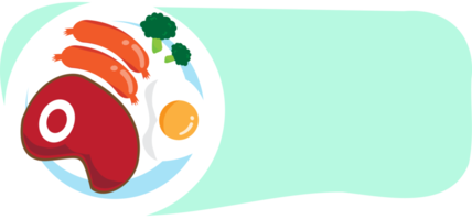 cibo bandiera Immagine png