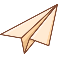 avião de papel icom png