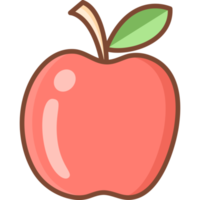 lindo icono de manzana png