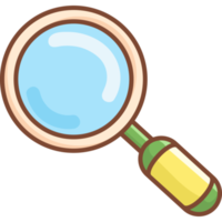 Cute Magnifier Icon png