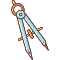 Cute Compass tool icon png