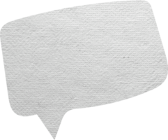 Speech bubbles icons with paper texture background, png