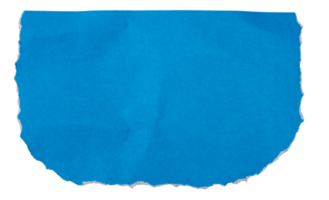 Torn light blue paper with white copyspace for your message. png