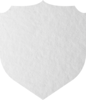 escudo de etiqueta de papel png