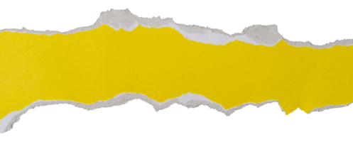 Yellow Ripped paper background, banner template. png