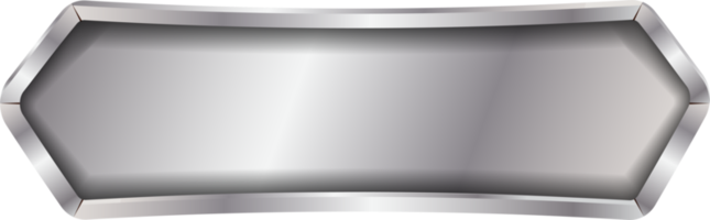 Metal sign isolated, png