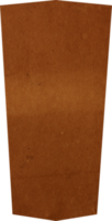 étiquette vintage en papier png