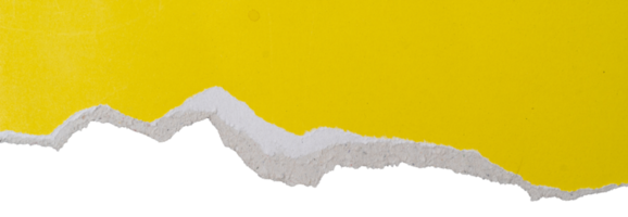 Yellow Ripped paper background, banner template. png