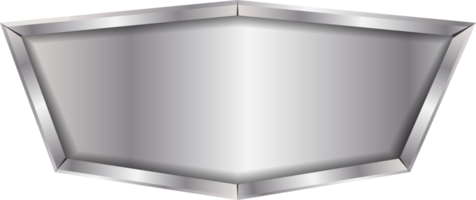 Metal sign isolated, png