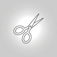 Scissors symbol vector image