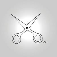 Scissors symbol vector image