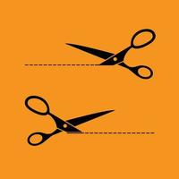 Scissors symbol vector image