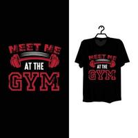 Gym t shirt template design. vector