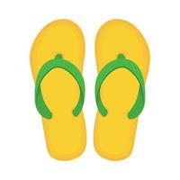 flip flops icon vector