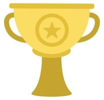 trophy award icon vector