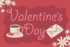 valentines day card vector