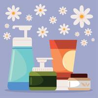 organic product cosmetics vector