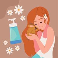 cruelty free concept vector