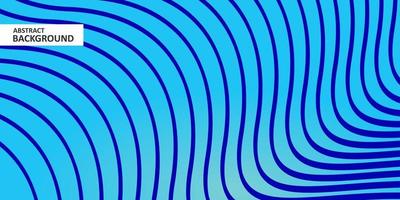 abstract blue background line wave stripes vector